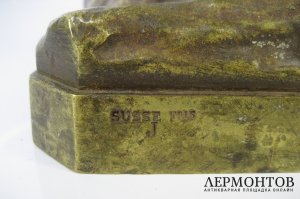 Кабинетная бронза. Морской пехотинец. Франция, вторая половина XIX века.