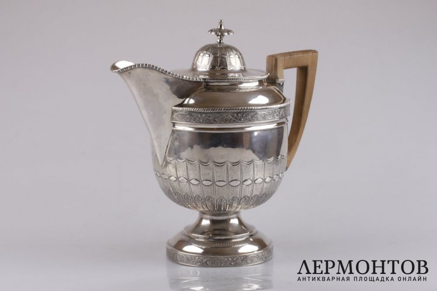 Большой кувшин для воды и вина. MсMullin, серебро 900 пробы. США