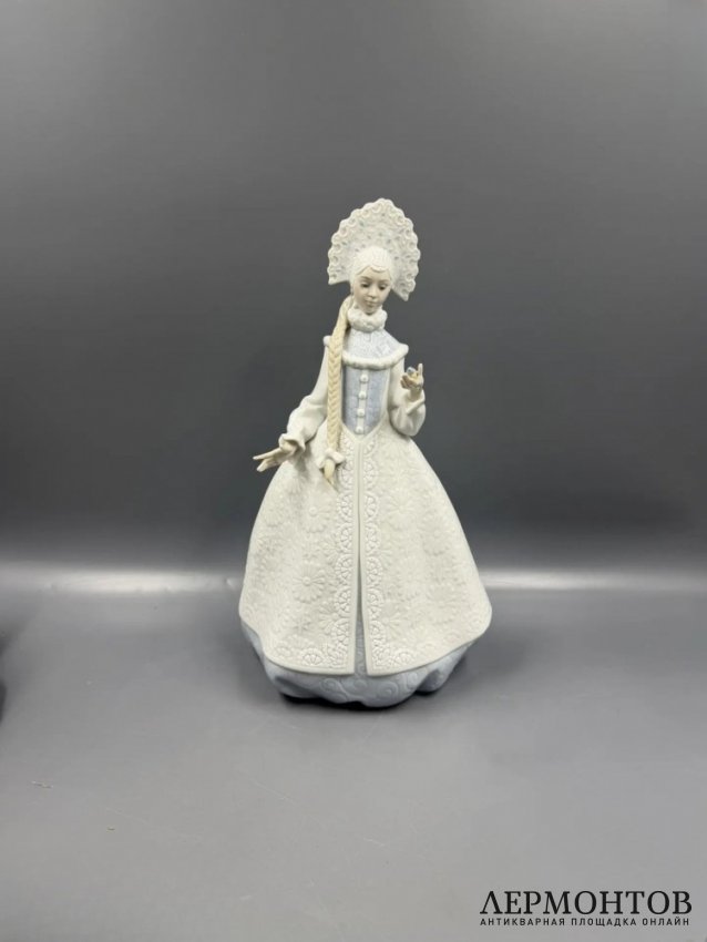 Статуэтка «Снегурочка». Фарфор, Lladro, скульптор Francisco Polope, Испания, 2009–2013 годы