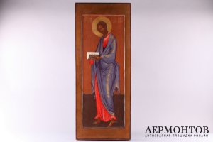 Икона Святой Лука. Россия, 19 век. Дерево, левкас, темпера.