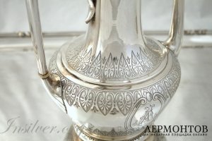 Кофейник Hugo. Серебро 950. Франция 