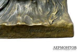 Декоративная стела, M. Gasias Западная Европа, конец 19 - начало 20 века. Бронза.
