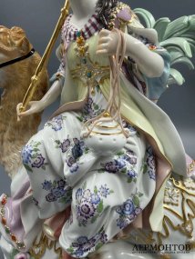 Скульптура «Азия» («Четыре континента»). Фарфор, Meissen, И. И. Кендлер, Германия