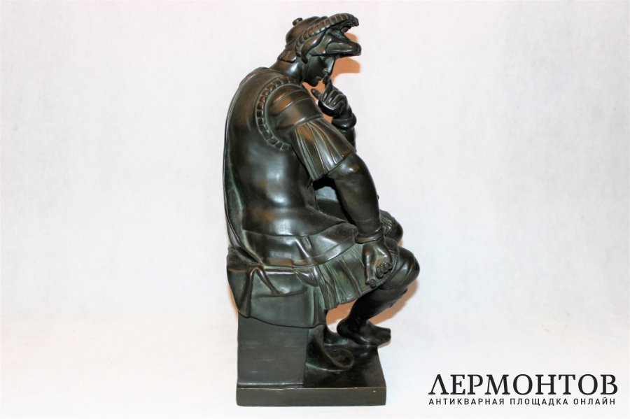 Скульптура. Лоренцо Медичи. Бронза. Jacques Petermann. Бельгия