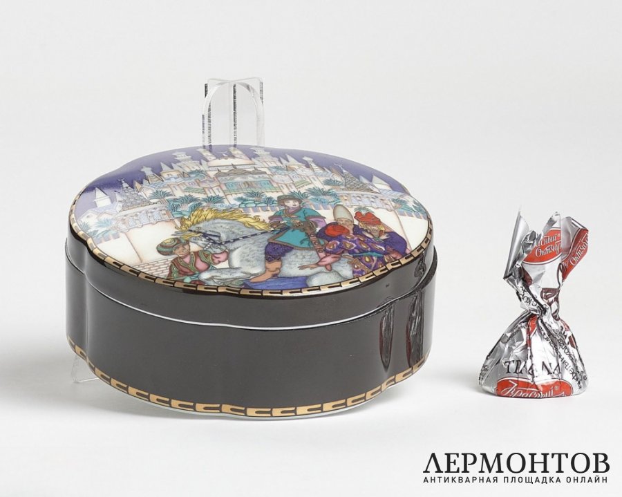 Шкатулка «Жар-птица». Фарфор, Heinrich, Villeroy & Boch, Германия, 1980-е годы