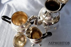 Сервиз RAVINET & DENFERT . Серебро 950. Франция