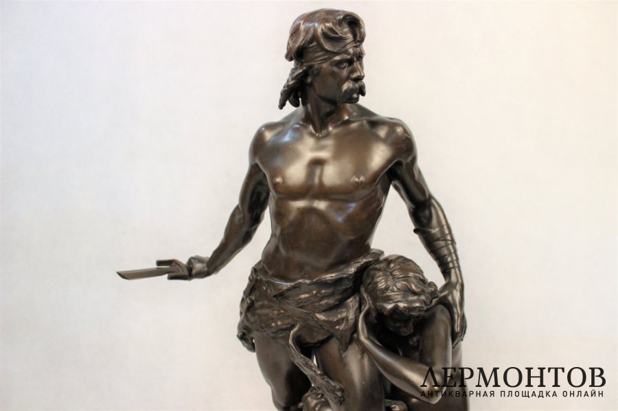 Скульптура. Защитник дома. Бронза Emile-Andre Boisseau. Франция 