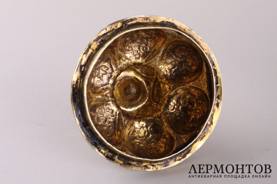 Кубок с двуглавым орлом. Серебро, золочение. Россия, Москва, 1751 год.