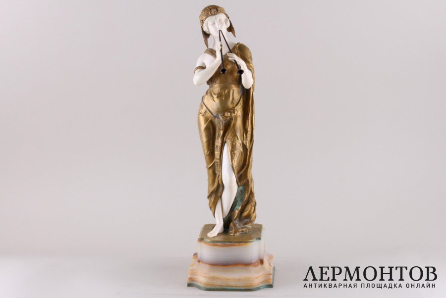 Скульптура Египетская танцовщица в стиле Ар Деко. Франция, Париж, 1920-1930-е гг.