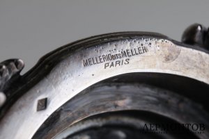 Парные вазы-фруктовницы. Серебро 950 пробы. Mellerio dits Meller.Франция.