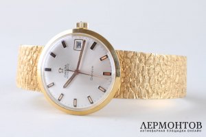 Часы наручные Omega Geneve. Золото 750 пробы. Швейцария 
