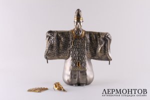 Окимоно Актер театра Но. Бронза. Япония, вторая половина ХХ века.