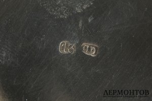 Чайный-кофейный сервиз. Австрия, конец 19 века. Серебро 950 пробы.