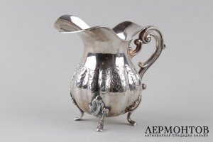 Кувшин для воды. Серебро 800 пробы. Италия, XX век
