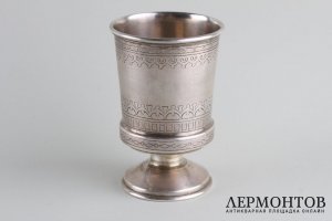 Стопа в русском стиле. Серебро 84 пробы. Российская империя, Иконников С.М., 1881