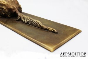 Пресс-папье Русская борзая. Россия, автор модели Н.И. Либерих, 19 век.