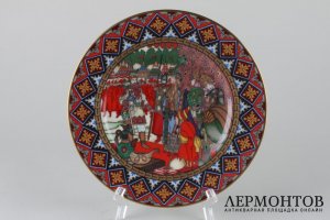 Набор декоративных тарелок Русские сказки. Германия, Villeroy and Boch, худ. Зворыкин