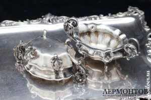 Две солонки Edmond Tetard. Серебро 950. Франция
