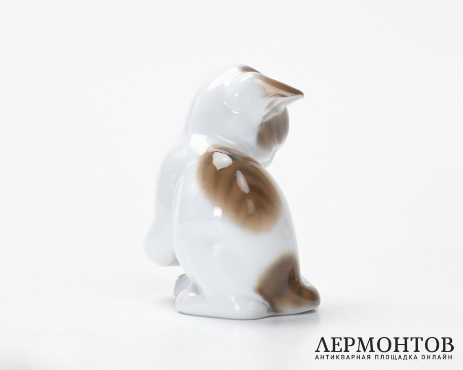 Статуэтка «Играющий котенок». Фарфор, Rosenthal, Германия