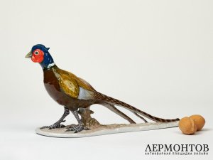 Статуэтка «Фазан». Фарфор, Rosenthal, Германия, 1980-е годы