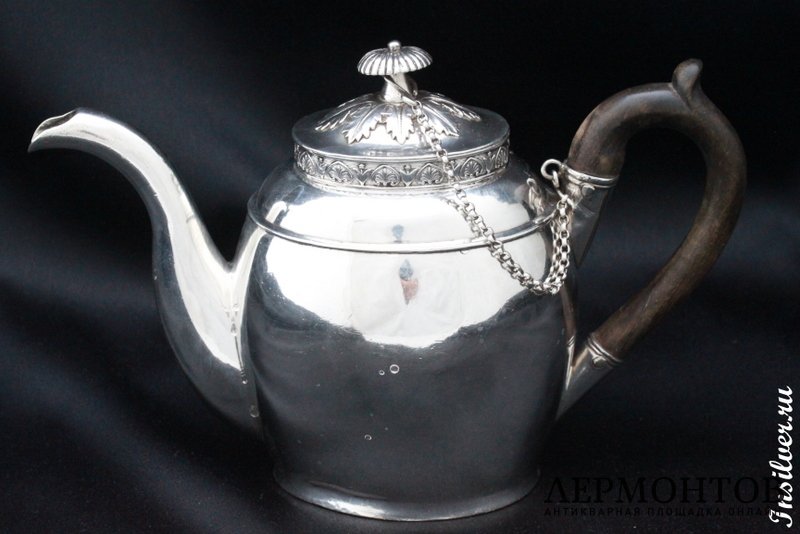 Чайник Tideman. Серебро 84. Российская империя