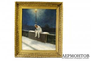 Картина Пьеро. Sevigna. Холст, масло. Европа, рубеж XIX-XX веков.