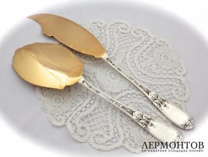 Сервировочный набор Levebre. Серебро 950. Франция