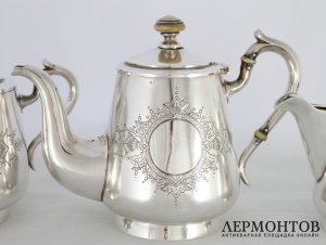 Чайный сервиз. Серебро 84. Россия