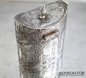 Чайница. Серебро 930. Голландия