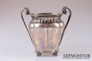 Ведро для льда, бутылки. Серебро 800. Франция