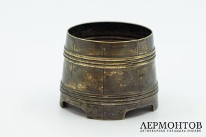Ушат в русском стиле. Россия, фирма Norblin  Co, 1890 - 1914 гг. Бронза.