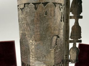 Иудаика Мегилат Эстер свиток. Серебро 925 пробы.