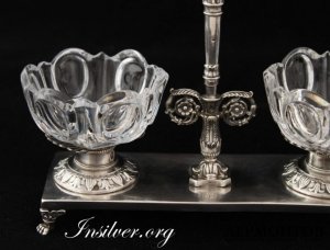 Солонка. Редкость. Серебро 950. Франция