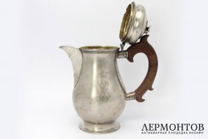 Кофейник, кувшин. Серебро. Россия, 1778 год.