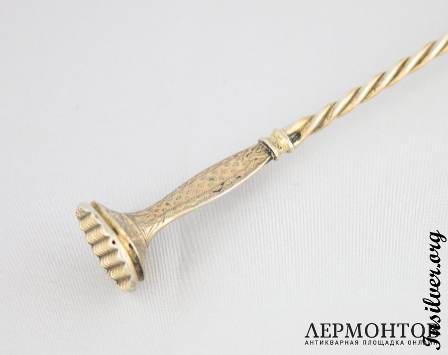 Ложка для медикаментов Berthier. Серебро 950. Франция