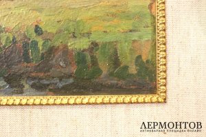 Картина Петровичев П.И. Ручей в лесу.