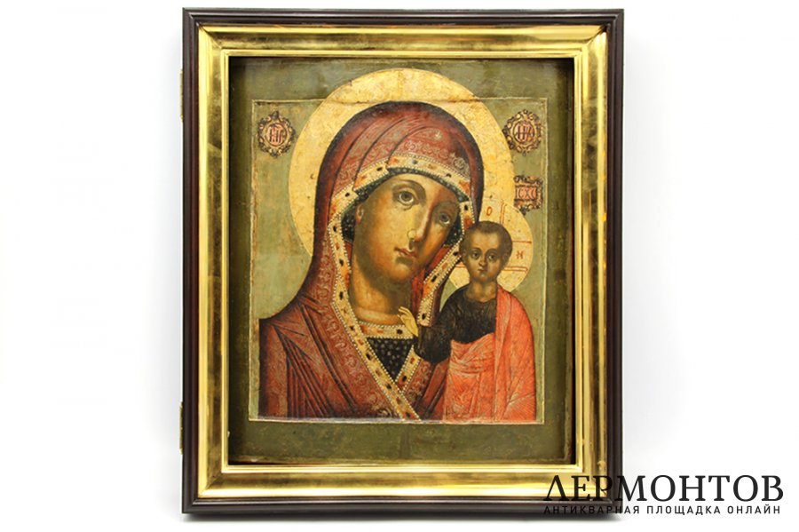 Икона Богоматерь Казанская. Россия, Оружейная палата, кон. XVII-XVIII вв. Экспертиза.