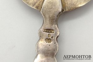 Лопатка с растительными узорами. Серебро 750 пр. Австро-Венгрия, E. Riemer, 1867-1922