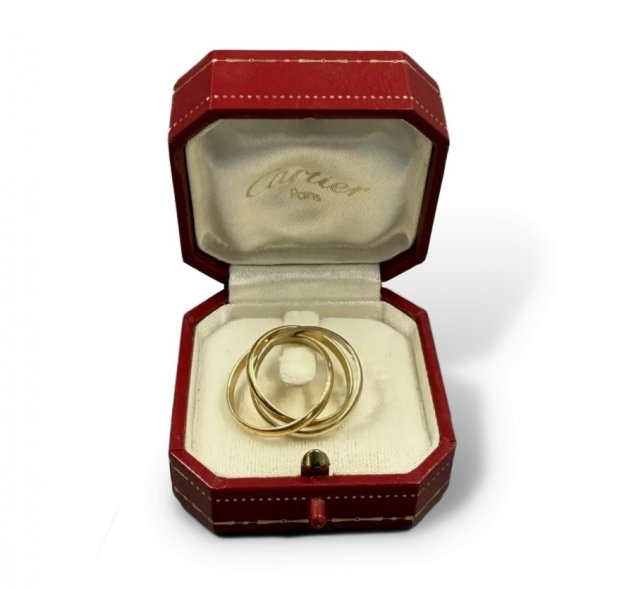 Кольцо «Trinity», размер 17. Золото 750 пробы, Cartier