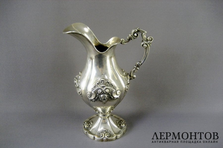 Кувшин. Серебро 900 пробы. Португалия, XIX век.