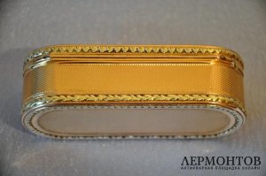 Табакерка. Золото 750 пробы. Франция. 1774 - 1780 годы.