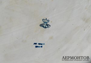Фарфоровая композиция Гуляки. Ручная роспись. Германия. ХХ век.