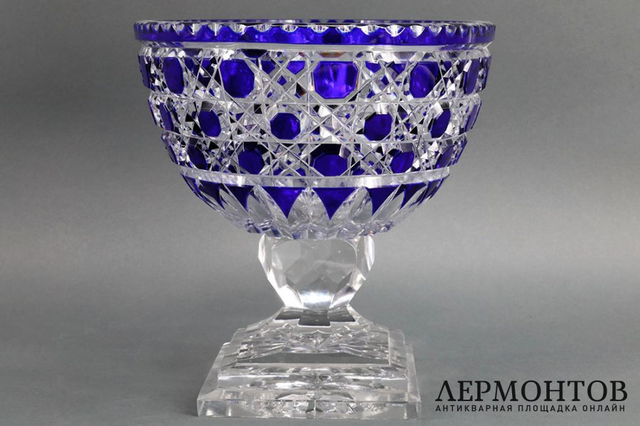 Ваза для фруктов. Хрусталь. Германия, Nachtmann, 1970-80е гг.
