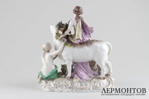 Статуэтка. Похищение Европы. Фарфор. Германия. XX в.