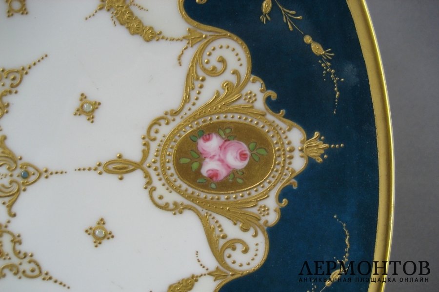 Декоративная тарелка. Франция, Лимож, XIX век.