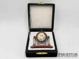 Икона Воскресение Христово. Россия, Софрино, 2000-е гг. Серебро 925 пробы, финифть.