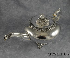 Чайный сервиз Veyrat. Серебро 950. Франция