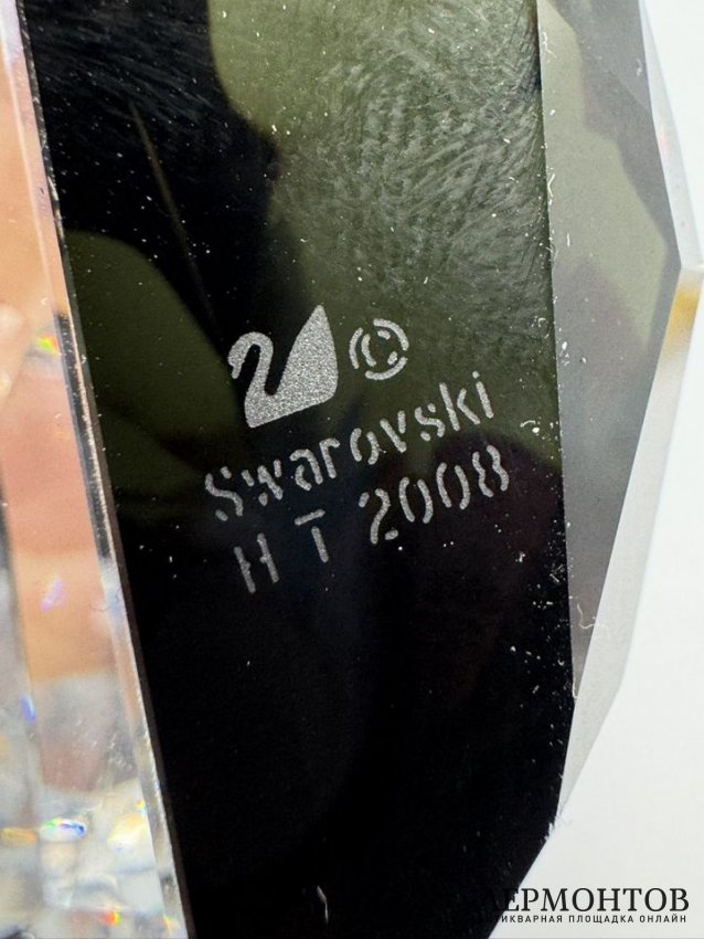 Статуэтка «Панда с сахарным тростником». Хрусталь, Swarovski, 2008 год