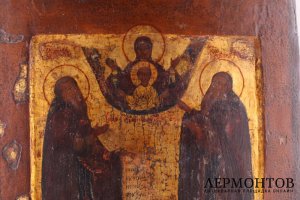 Икона. Зосима и Савватий Соловецкие. Россия, первая половина XVII в.