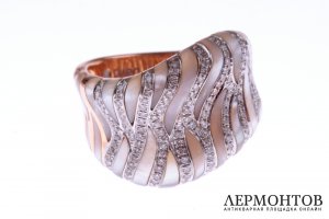 Кольцо David Diamond. 0.89 ct. Золото 750. Австрия